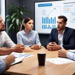 ** A person calmly listening to constructive criticism during a work meeting, visualizing it as building blocks for personal growth, with a background showing a supportive team environment.

**